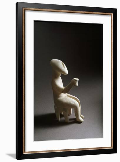 Cycladic Art : the Cup Bearer-null-Framed Photographic Print