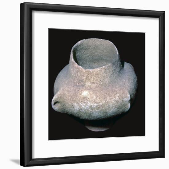 Cycladic marble vase, 26th century BC. Artist: Unknown-Unknown-Framed Giclee Print