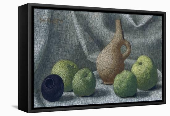 Cycladic Pot with Apples, 1961-John Armstrong-Framed Premier Image Canvas