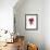 Cyclamen Dance-Julia McLemore-Framed Art Print displayed on a wall