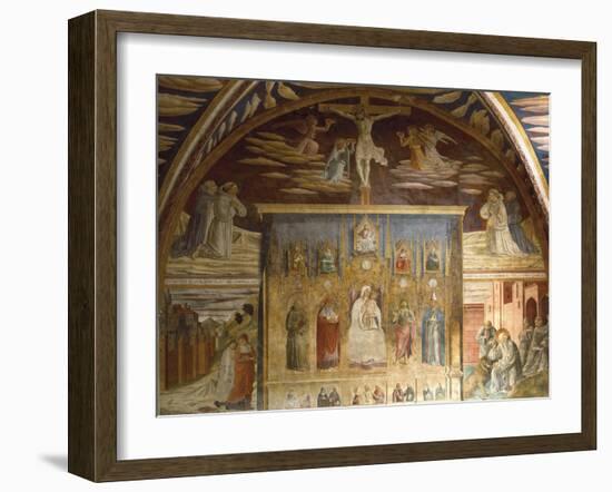 Cycle of Frescoes Depicting Life of Christ and St Jerome, 1452-Benozzo Gozzoli-Framed Giclee Print