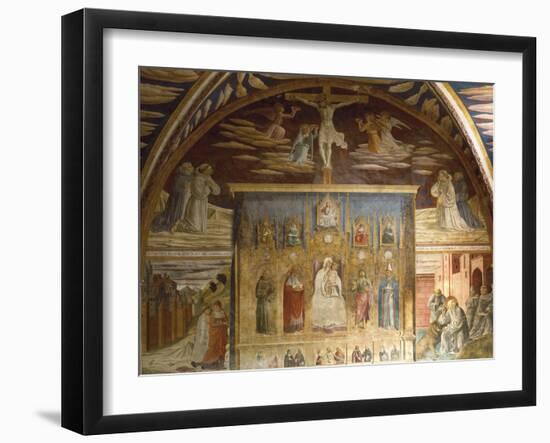 Cycle of Frescoes Depicting Life of Christ and St Jerome, 1452-Benozzo Gozzoli-Framed Giclee Print