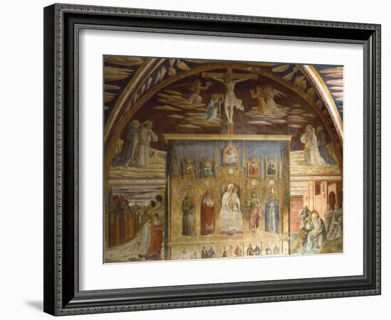 Cycle of Frescoes Depicting Life of Christ and St Jerome, 1452-Benozzo Gozzoli-Framed Giclee Print