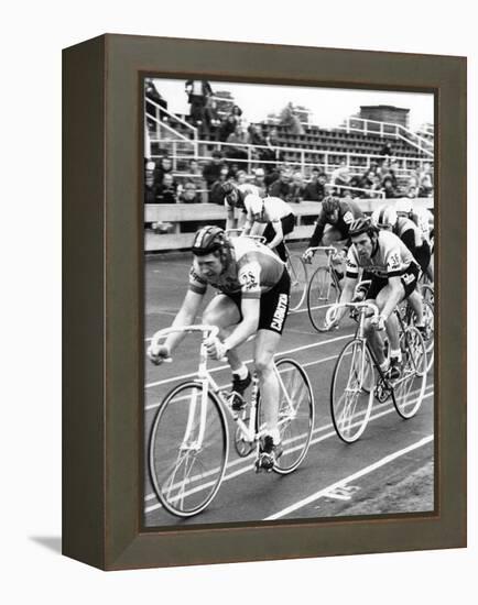 Cycle Racing-null-Framed Premier Image Canvas