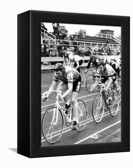 Cycle Racing-null-Framed Premier Image Canvas