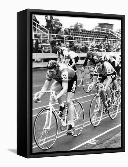 Cycle Racing-null-Framed Premier Image Canvas