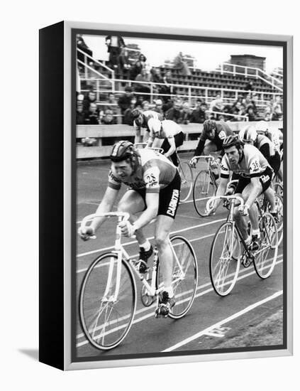 Cycle Racing-null-Framed Premier Image Canvas