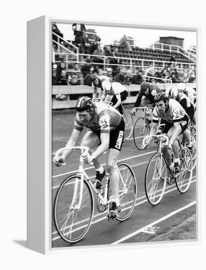 Cycle Racing-null-Framed Premier Image Canvas