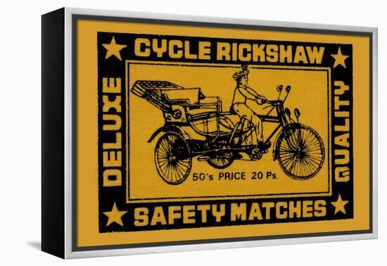 Cycle Rickshaw-null-Framed Stretched Canvas