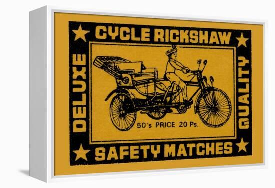 Cycle Rickshaw-null-Framed Stretched Canvas