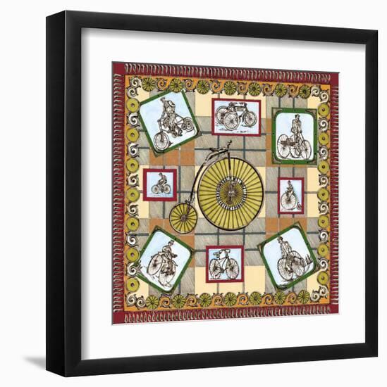 Cycle-null-Framed Art Print