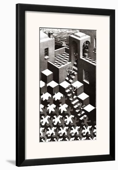 Cycle-M. C. Escher-Framed Art Print
