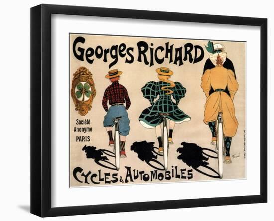 Cycles and Cars Georges Richard, 1896-Fernand Fernel-Framed Giclee Print