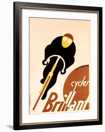 Cycles Brillant-Adolphe Mouron Cassandre-Framed Giclee Print