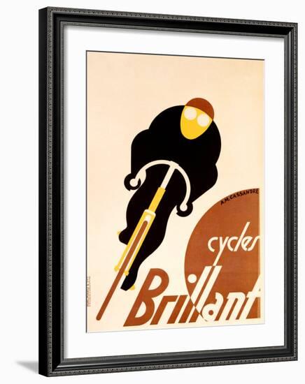 Cycles Brillant-Adolphe Mouron Cassandre-Framed Giclee Print