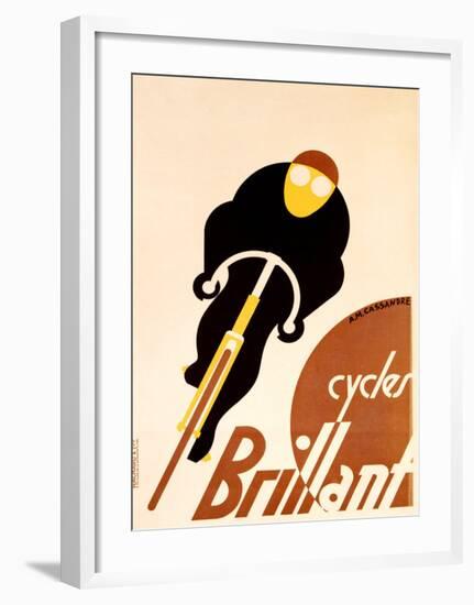 Cycles Brillant-Adolphe Mouron Cassandre-Framed Giclee Print