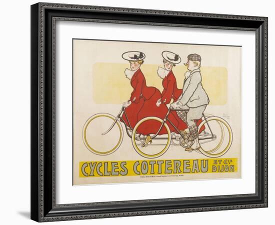 Cycles Cottereau-Vincenti-Framed Giclee Print