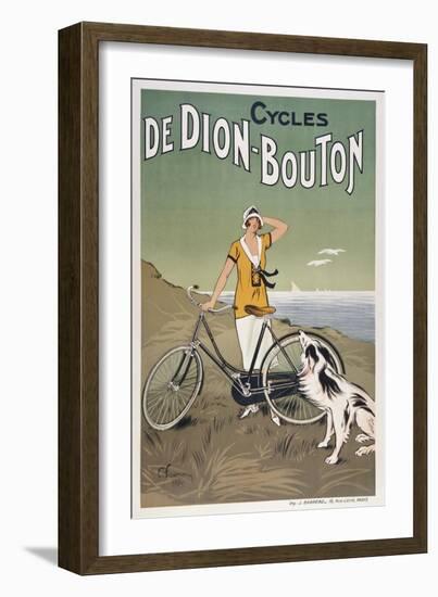 Cycles De Dion-Bouton-null-Framed Giclee Print