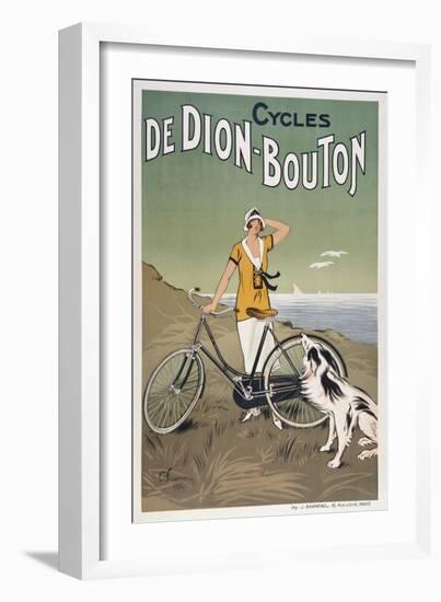 Cycles De Dion-Bouton-null-Framed Giclee Print