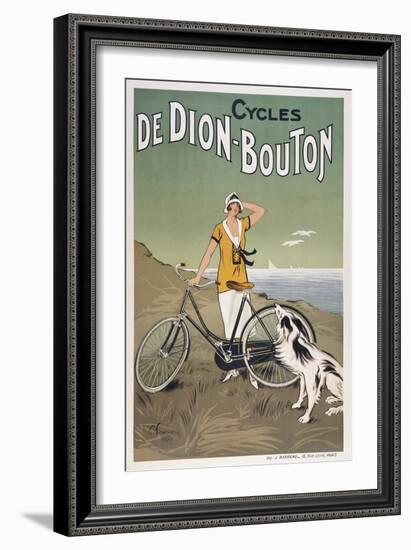 Cycles De Dion-Bouton-null-Framed Giclee Print