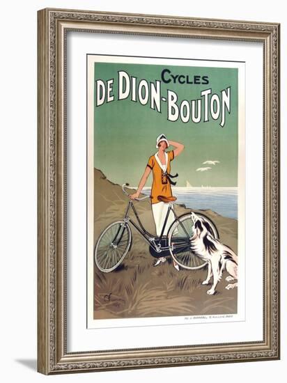 Cycles De Dion Bouton-null-Framed Giclee Print