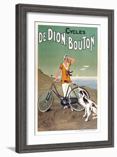 Cycles De Dion Bouton-null-Framed Giclee Print