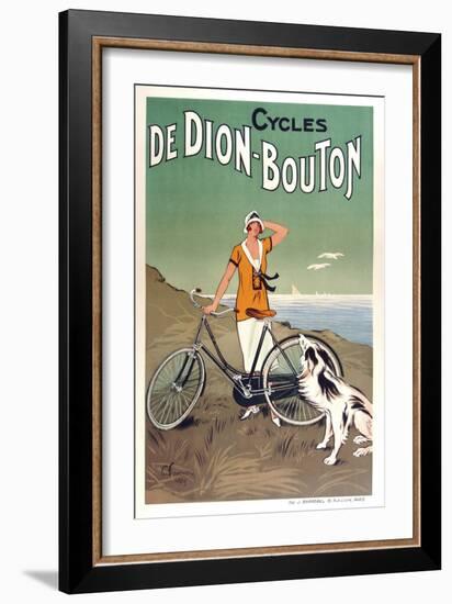 Cycles De Dion Bouton-null-Framed Giclee Print