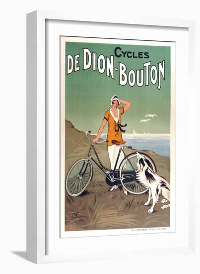 Cycles De Dion Bouton-null-Framed Giclee Print