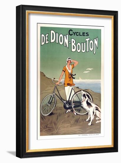 Cycles De Dion Bouton-null-Framed Giclee Print