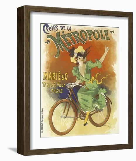 Cycles de La Metropole-Lucien Baylac-Framed Premium Giclee Print