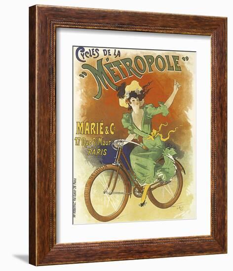 Cycles de La Metropole-Lucien Baylac-Framed Art Print