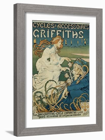 Cycles Et Accessoires Griffiths Poster-Henri Thiriet-Framed Giclee Print