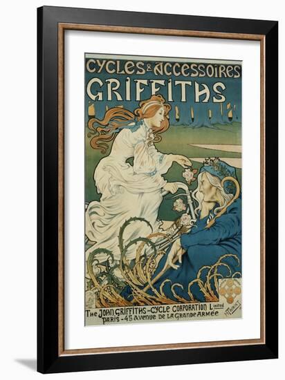 Cycles Et Accessoires Griffiths Poster-Henri Thiriet-Framed Giclee Print