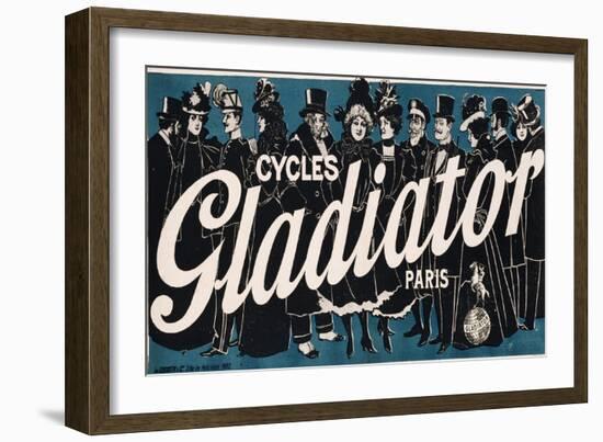 Cycles Gladiator, circa 1900-Paolo Henri-Framed Giclee Print