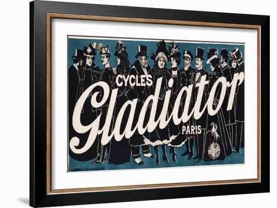 Cycles Gladiator, circa 1900-Paolo Henri-Framed Giclee Print