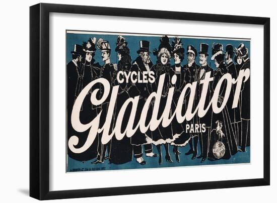 Cycles Gladiator, circa 1900-Paolo Henri-Framed Giclee Print