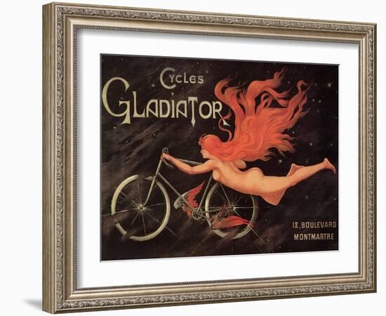Cycles Gladiator, Poster-null-Framed Giclee Print