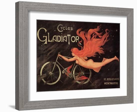 Cycles Gladiator, Poster-null-Framed Giclee Print