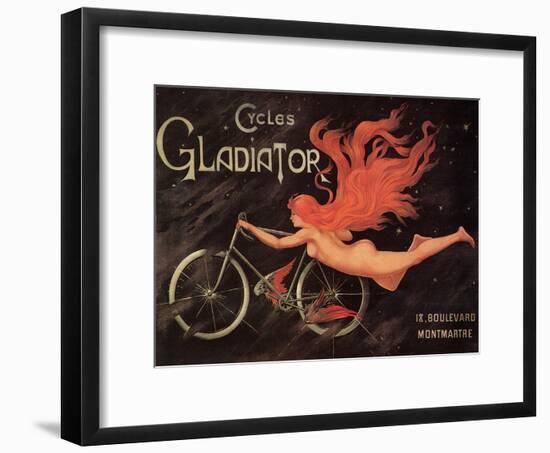 Cycles Gladiator, Poster-null-Framed Giclee Print