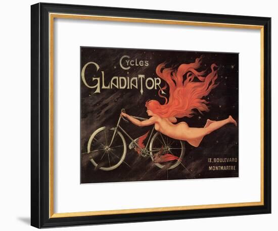 Cycles Gladiator, Poster-null-Framed Giclee Print