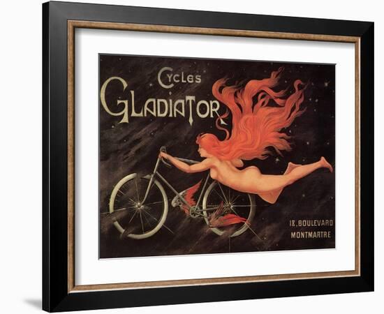 Cycles Gladiator, Poster-null-Framed Giclee Print