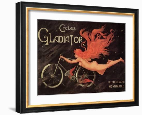 Cycles Gladiator, Poster-null-Framed Giclee Print