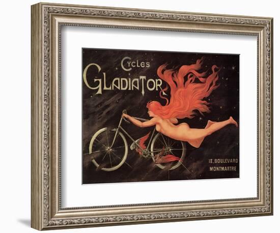 Cycles Gladiator, Poster-null-Framed Giclee Print