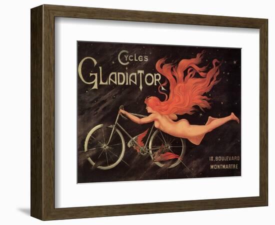 Cycles Gladiator, Poster-null-Framed Giclee Print