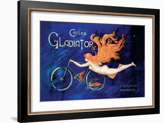 Cycles Gladiator-null-Framed Art Print