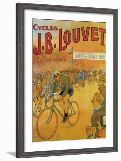 Cycles J.B. Louvet-null-Framed Art Print