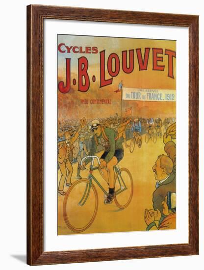 Cycles J.B. Louvet-null-Framed Art Print