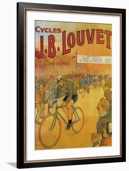 Cycles J.B. Louvet-null-Framed Art Print