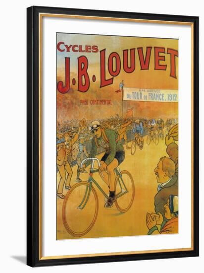 Cycles J.B. Louvet-null-Framed Art Print