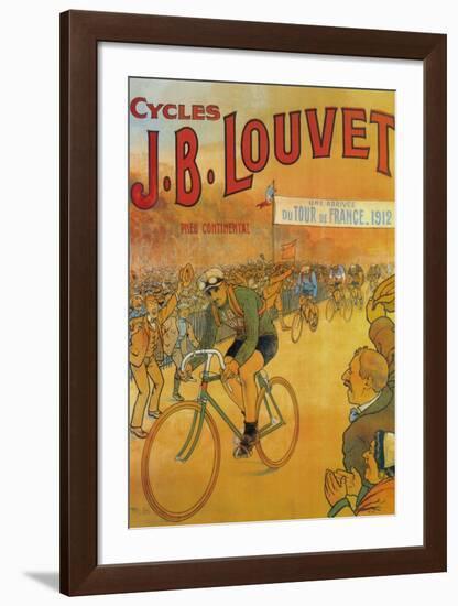 Cycles J.B. Louvet-null-Framed Art Print
